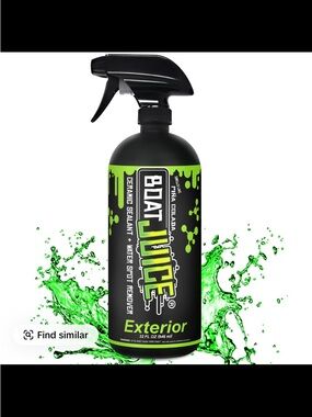 Boat Juice Exterior Cleaner & Protectant - 2 in 1 Water Spot Remover with SiO2